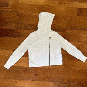Cabi Debut White Zip Up Hoodie Size Small
